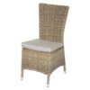 Rattan étkező szék BORNEO LUXURY (barna)