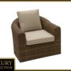 Rattan fotel BORNEO LUXURY (barna)