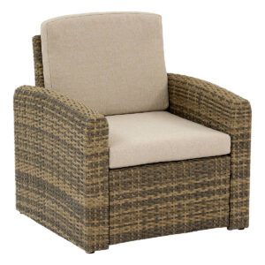 Rattan fotel SANTORINI (barna)