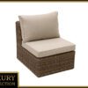 Rattan középső része BORNEO LUXURY (barna)