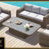 Rattan moduláris készlet BORNEO LUXURY 6 fő részére (barna)