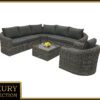 Rattan moduláris szett BORNEO LUXURY 6 személyes (szürke)