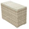 Rattan oldalsó asztal SEVILLE (bézs)