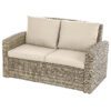 Rattan pad 2 fő részére SANTORINI (barna)
