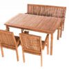 Teak kerti elrendezés HARMONY 1 + 2 + 1