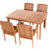 Teak kerti elrendezés HARMONY 1 + 4