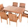 Teak kerti elrendezés HARMONY 1 + 6