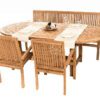 Teak kerti elrendezés OREGON 1 + 2 + 1