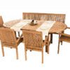 Teak kerti elrendezés OREGON 1 + 4 + 1