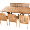 Teak kerti elrendezés TWIN 1 + 3 + 1