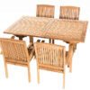 Teak kerti elrendezés TWIN 1 + 4