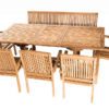 Teak kerti elrendezés TWIN 1 + 5 + 1