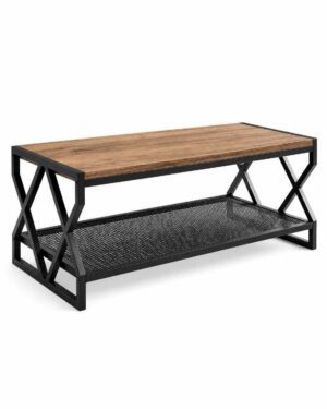 Hanah Home Coffee Table Lydia Black Peka9119