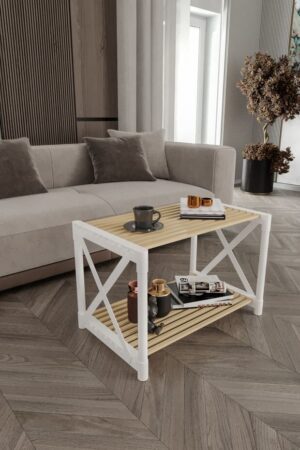 Hanah Home Dohányzóasztal Fehér Pls Room 1 - Fehér