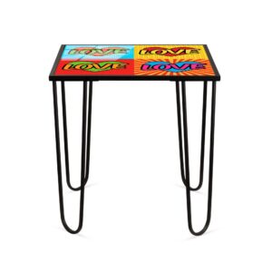 Hanah Home Többszínű dohányzóasztal Shb-032-A