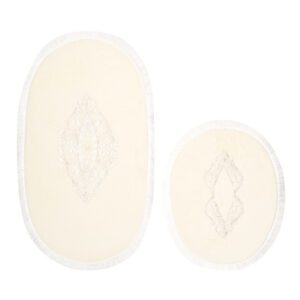 L'essential Maison Bathmat Set (2 Pieces) Cream Melek - Cream