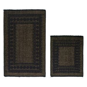 L'essential Maison fürdőszőnyeg szett (2 részes) zöld Black...