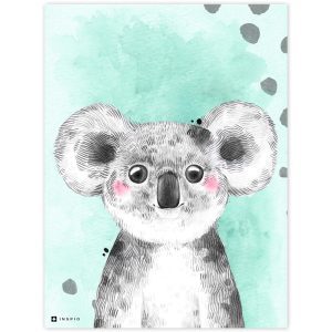 Falikép - Színes koala maci