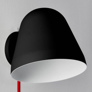 Nyta Tilt Wall rövid falilámpa kábel piros