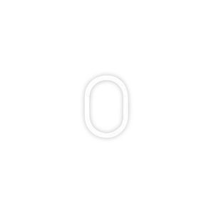 Artemide Alphabet of Light 0. számú fali lámpa