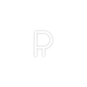 Artemide Alphabet of Light Wand nagy R betű
