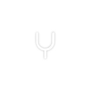 Artemide Alphabet of Light Wand nagy Y betű