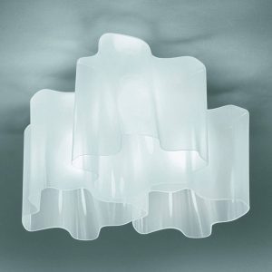 Artemide Logico lámpa 3 égő 120° 66x66 cm feh.