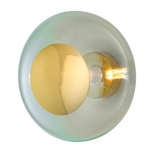EBB & FLOW Horizon foglalat arany/zöld Ø 36 cm