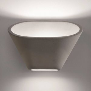 Foscarini Aplomb R7s fali lámpa betonból