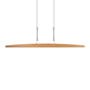 HerzBlut Arco LED függő lámpa tölgy olaj 130 cm