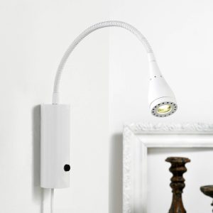 LED falilámpa Mento hajlítható karral