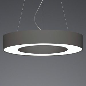 LED függő lámpa Donut szabályozható 34 W taupé