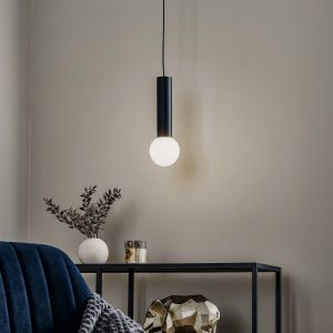 LEDS-C4 Mist fürdőszobai függő lámpa IP44 fekete