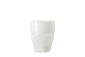 LEONARDO ALABASTRO viharlámpa-váza 19cm fehér