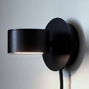 Clyde LED fali lámpa dugóval és dimmerrel