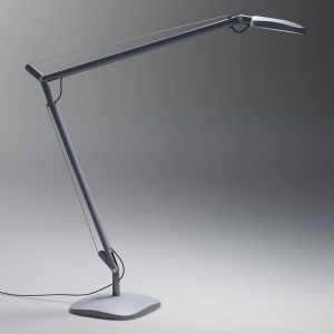 Fontana Arte Volee LED asztali lámpa selyemszürke