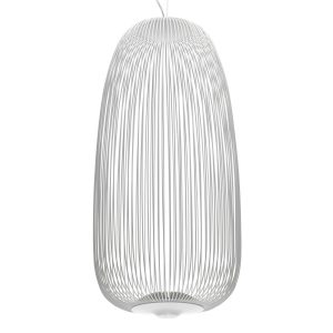 Foscarini Spokes 1 LED függő lámpa szab. fehér