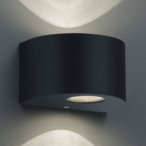 Kerek LED kültéri fali lámpa Rosario