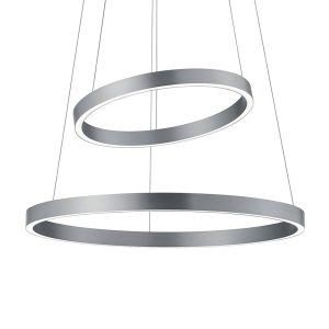 LED függőlámpa Lora-P nikkel matt