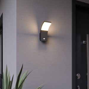 LED kültéri fali lámpa Timm mozgásérzékelővel