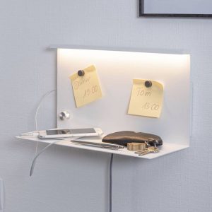 Paulmann Jarina LED fali lámpa polccal
