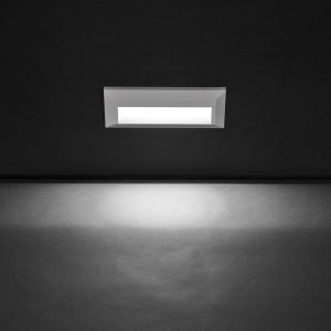 Széles eloszlású LED kültéri fali lámpa Kössel