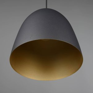 egy égős fekete/arany Ø25cm