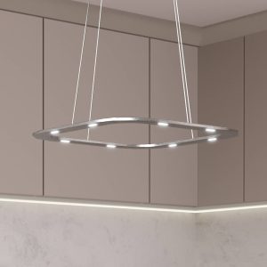 BYOK Piani Quadro függő Phase Cut 48cm alu fényes