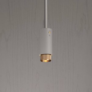 Buster + Punch Exhaust függő lámpa szürke/sárgaréz