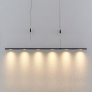 Lucande Stakato LED függőlámpa 6izz 140 cm hosszú