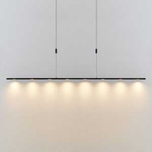 Lucande Stakato LED függőlámpa 8izz 180 cm hosszú