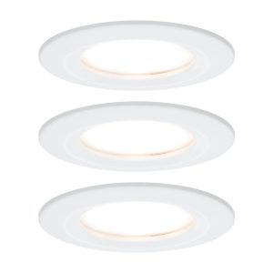 Paulmann Nova Coin LED-spot 3 db-os ker. szab. feh