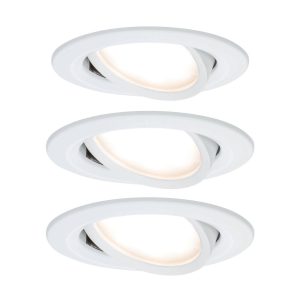 Paulmann Nova LED beép. spot 3 db-os forg.