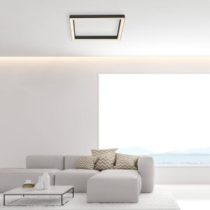 Tiszta vonalak LED lámpa négyzet antracit